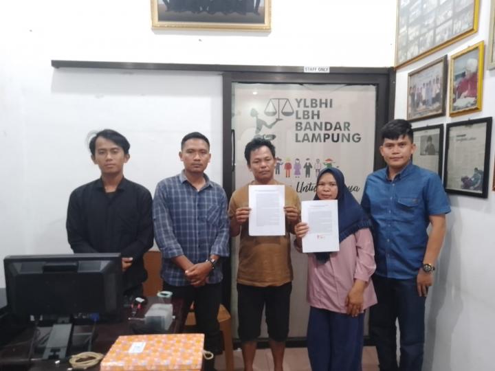 LBH Bandarlampung: Arsiman 8 Hari Ditahan Tanpa Status Hukum yang Jelas